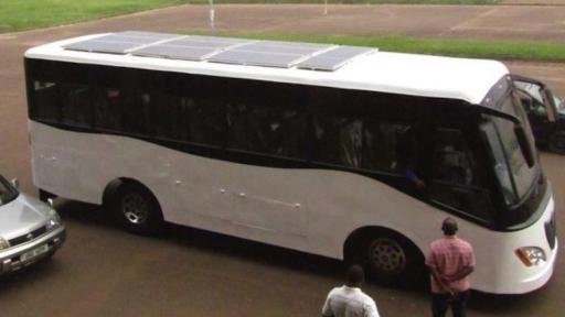 Uganda-based Kiira Motors revealed the first solar-powered bus in Africa – the Kayoola prototype bus.