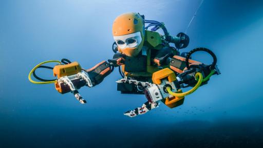 Humanoid robot recovers sunken treasure 