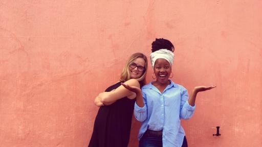 Despite their highly different cultures, Cebisa Mafukuzela and Georgina Campbell found a way to celebrate their heritage through their project CROSS.CULTURE