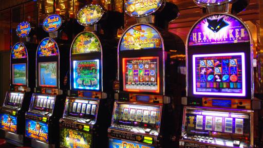 A range of slot machines