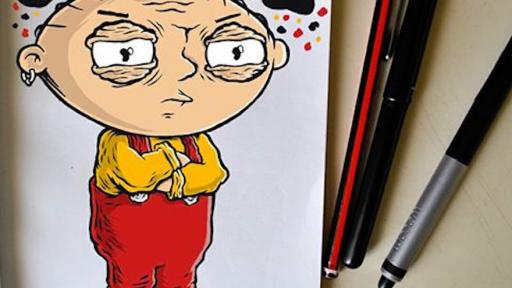 Stewie by Richard Horne 