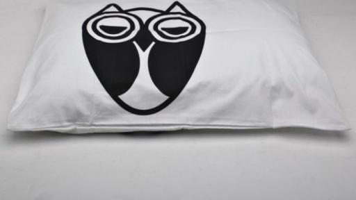 Owl pillowcase designs by Daniel Ting Chong. 