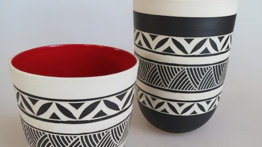 Ceramics by Linda Khuzwayo.