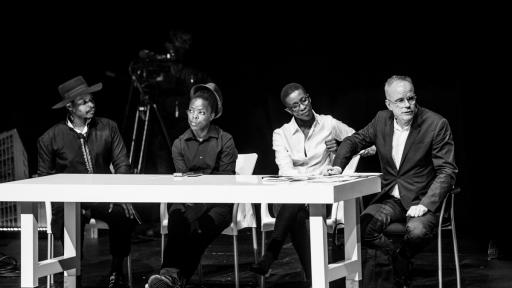 State of the Art at Design Indaba Conference 2014 featuring Hans Ulrich Obrist, Athi-Patra Ruga, Nandipha Mntambo & Zanele Muholi. 