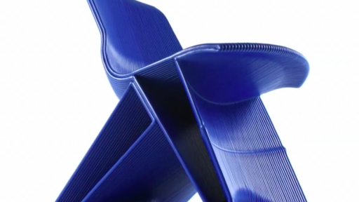 The thick lines of Dirk Vander Kooij's 3D printed chair.