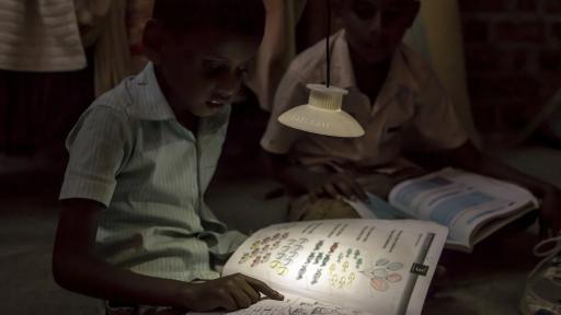 The GravityLight uses gravity to provide light to families who are off the grid.