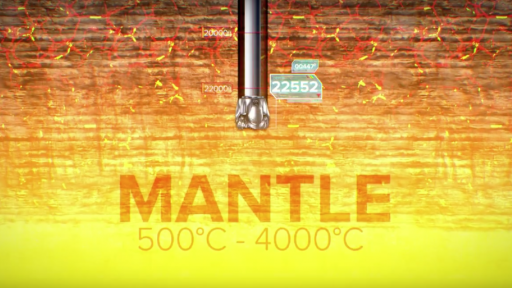 The graphene cable would bring the Earth's heat to the surface. 