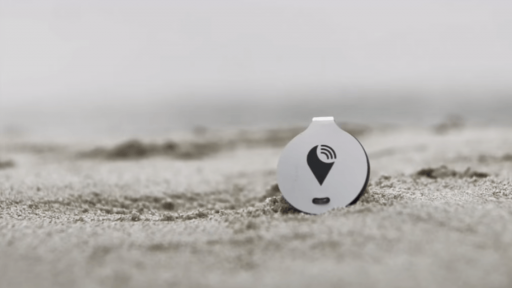 TrackR Bravo in the sand