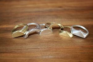 Signet rings by Long Jean Silver. Signet rings by Long Jean Silver.
