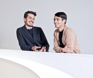 Simone Farresin and Andrea Trimarchi of Studio Formafantasma. Simone Farresin and Andrea Trimarchi of Studio Formafantasma.