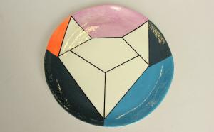 Small jackal plate by Catherine Ash. Small jackal plate by Catherine Ash