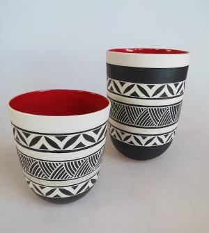 Ceramics by Linda Khuzwayo. Ceramics by Linda Khuzwayo.