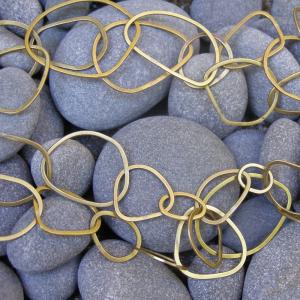 Gold chain square. Gold chain square.