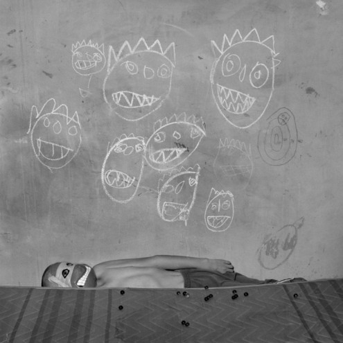 Room of the Ninja Turtles, 2003. Courtesy of Roger Ballen.