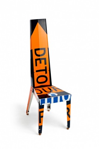 Transit Chair, Orange "Detour". Photo: JW Johnson. 