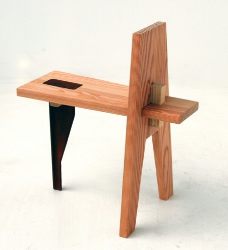 Keel stool/side table by Oscar Narud. RCA Campsite. © Royal College of Art.