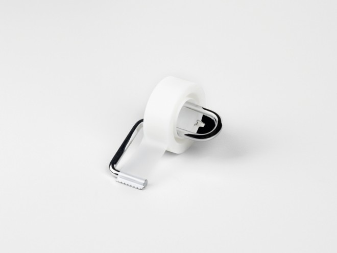 Filo by Marie Schenker is a sticky-tape dispenser. Photo: ECAL/Julien Chavaillaz