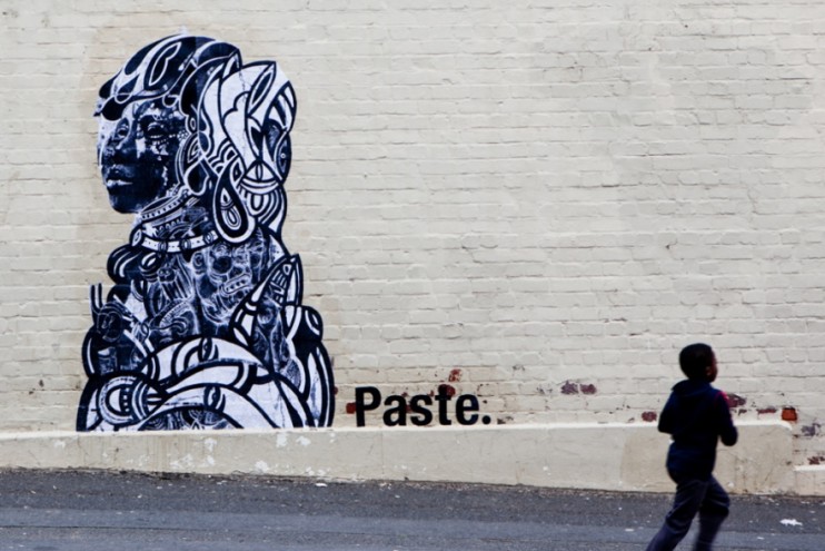 PASTE mural by Linsey Levendall.