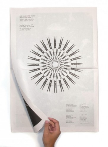 Clothes Pegs brochure for fashion designer Anni Kaun. Courtesy of Stefan Sagmeis