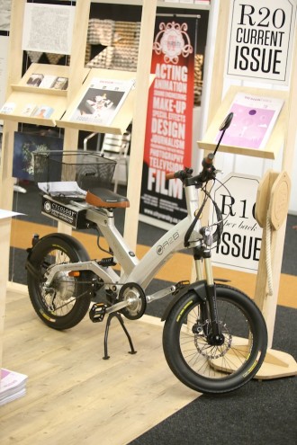 The A2B Octave electric bike by Cycolocy on the Designtimes stand. 