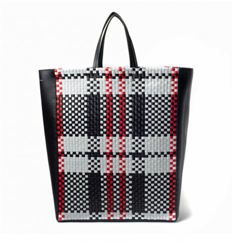 Plaid bag by Céline.