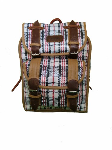 Nostalgia backpack by Dennis Chuene. 