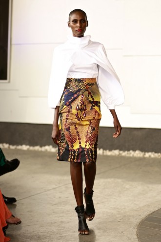 2015 Spring/Summer collection by David Tlale. Image: Simon Deiner / SDR Photo