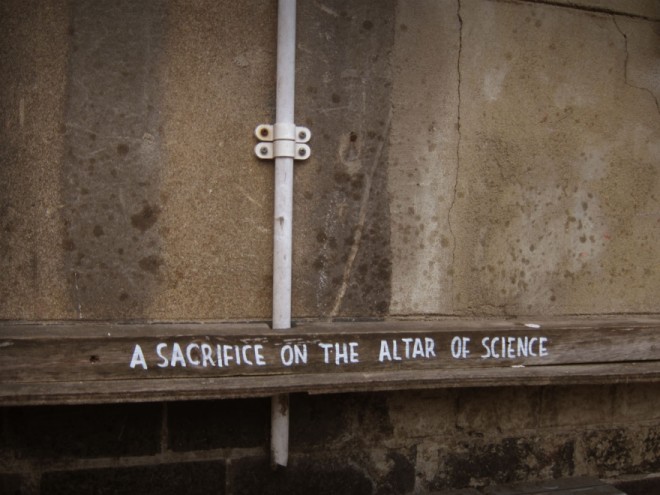 A Sacrifice on the Altar of Science by Faith47. 