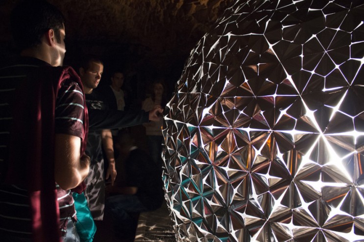 Lotus Dome by Daan Roosegaarde. 