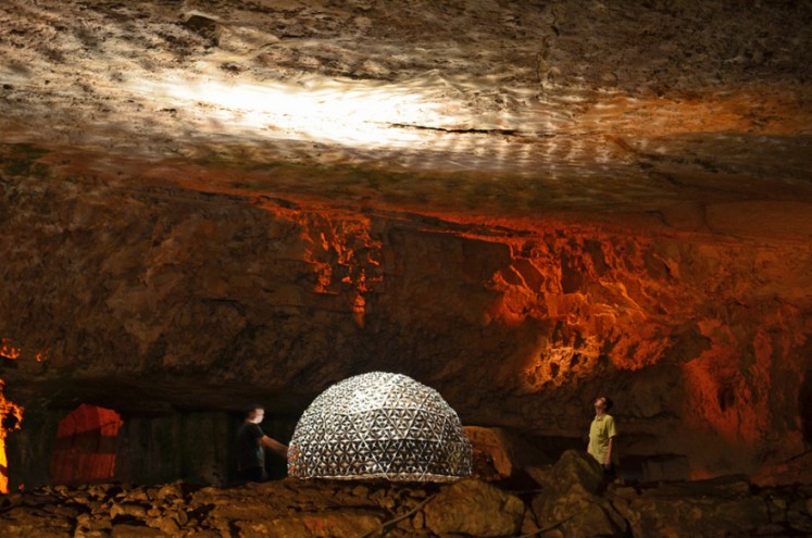 Lotus Dome by Daan Roosegaarde. 