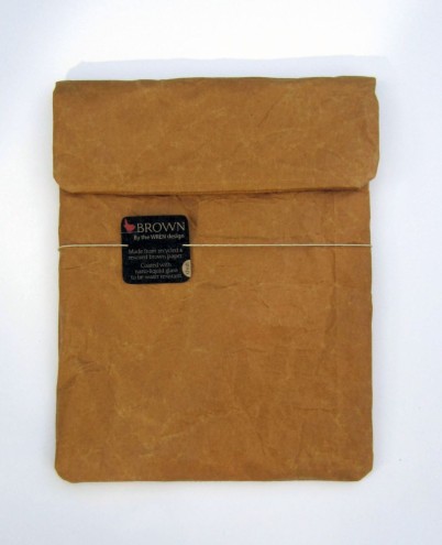 Brown Paper iPad/Tablet Sleeve by WREN design. 