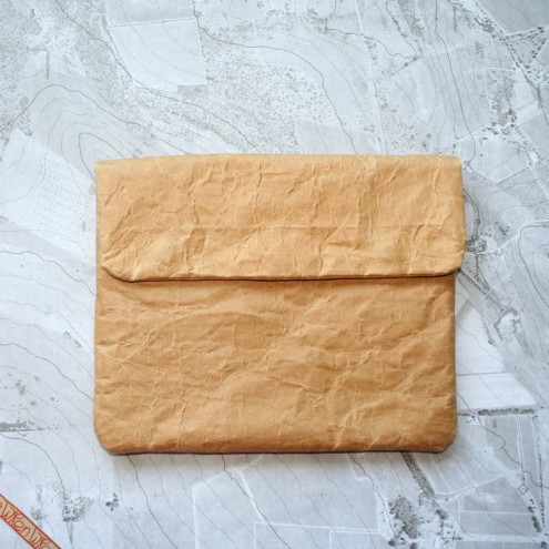 Brown Paper iPad/Tablet Sleeve by WREN design. 