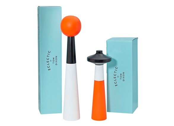 Tower Salt and Pepper Grinders by Tom Dixon. 