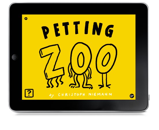 Petting Zoo app by Christoph Niemann. 