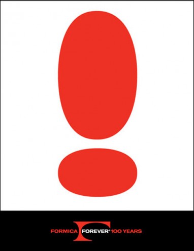 Formica annivesary logo by Michael Bierut. 