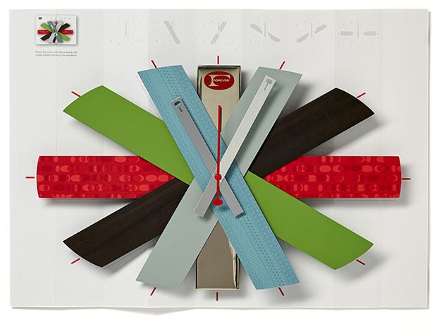 Formica anniversary clock by Michael Bierut & Daniel Weil. 