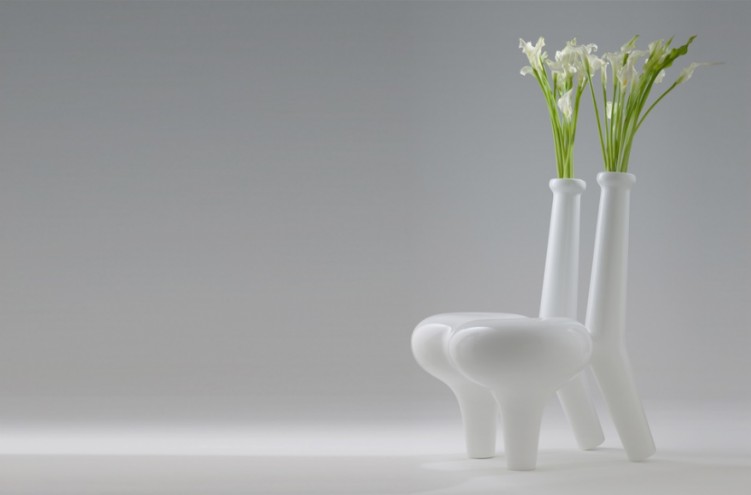 Flower Offering Chair by Satyendra Pakhalé. 