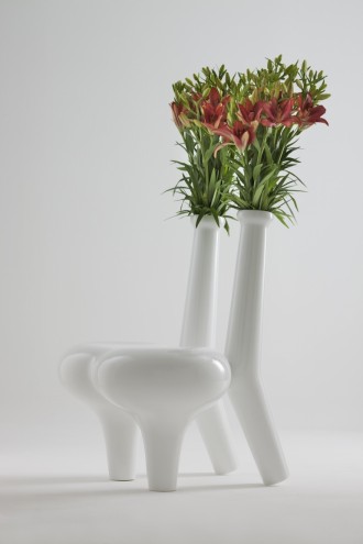 Flower Offering Chair by Satyendra Pakhalé. 