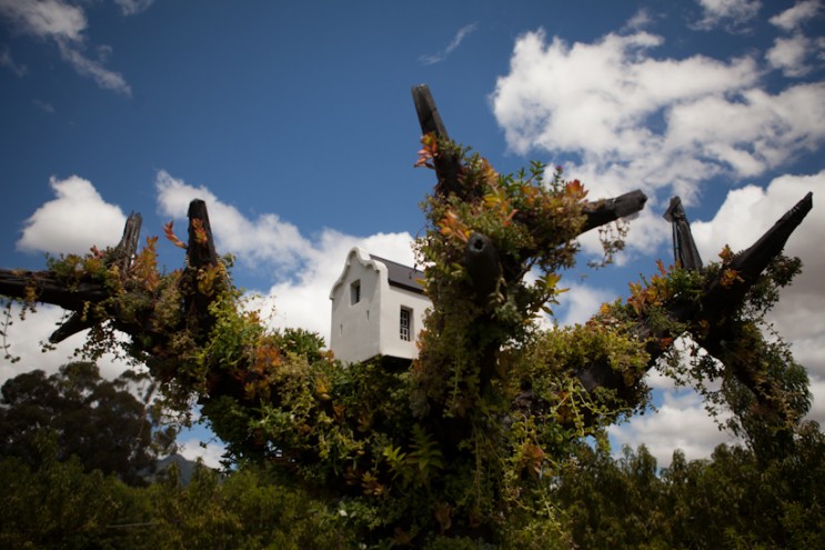 Bee hotel at Babylonstoren.