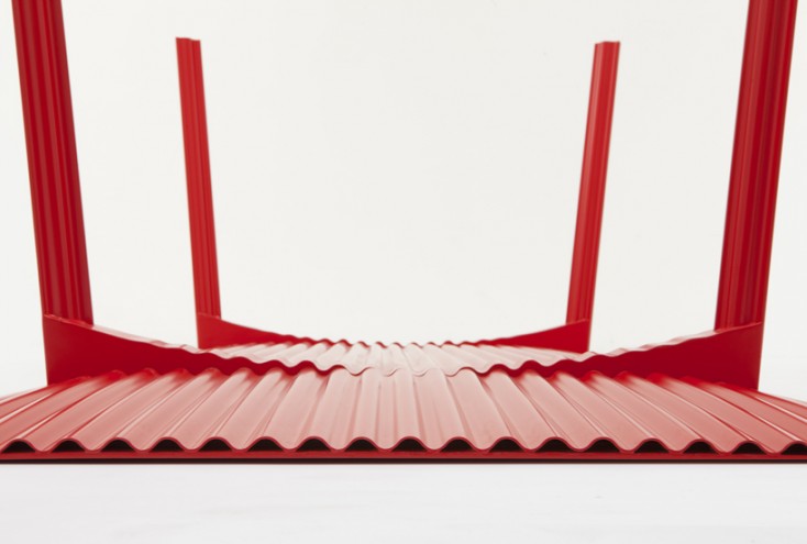 Ripple Table 2.0 by Benjamin Hubert. 
