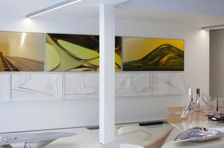 Zaha Hadid's home. Image: ©Davide Pizzigoni.