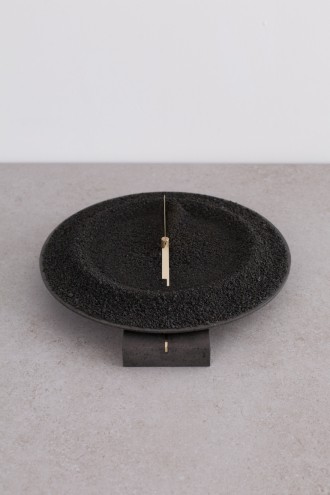 De Natura Fossilium collection: Clock by Studio Formafantasma in collaboration with Gallery Libby Sellers. Image: Luisa Zanzani. 