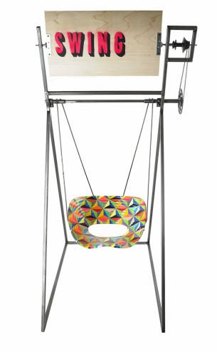 King of the Swingers by Morag Myerscough & Luke Morgan. 