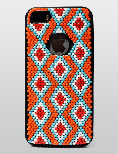 Xhosa-inspired beadwork iPhone case by Vukile Batyi and Laduma Ngxokolo.