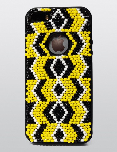 Xhosa-inspired beadwork iPhone case by Vukile Batyi and Laduma Ngxokolo.