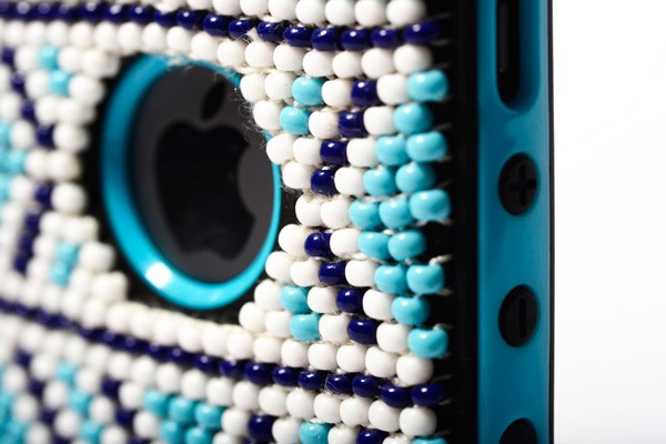 Xhosa-inspired beadwork iPhone case by Vukile Batyi and Laduma Ngxokolo.