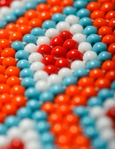 Xhosa-inspired beadwork iPhone case by Vukile Batyi and Laduma Ngxokolo.