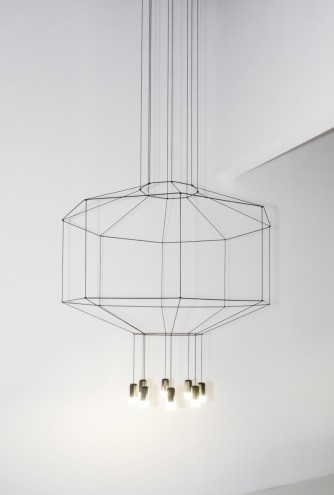 Other products in the exhibition GATHERING: From Domestic Craft to Contemporary Process by Lidewij Edelkoort & Philip Fimmano includes Arik Levy's Wireflow 2014 chandelier. 