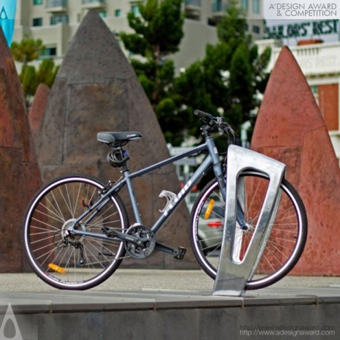 Zephyr Multifunctional Bike Storage Bollard