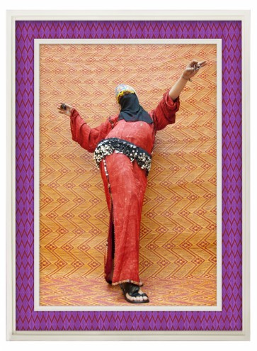 "Man Bellydancer, 2012:1433", by Hassan Hajjaj, courtesy of the Third Line Gallery, Dubai.